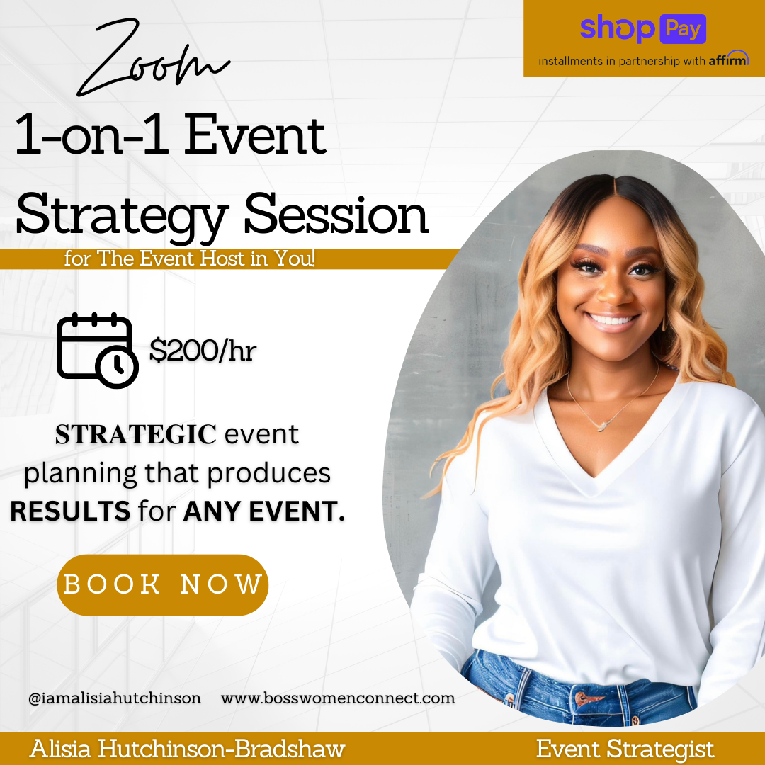 1-on-1 Event Strategy Session