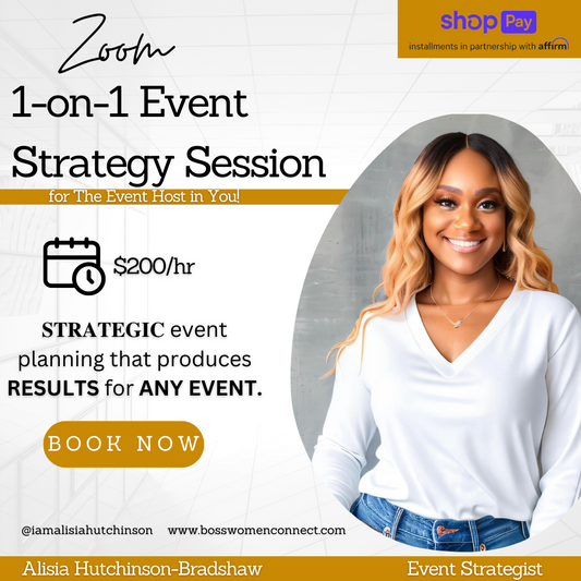 1-on-1 Event Strategy Session